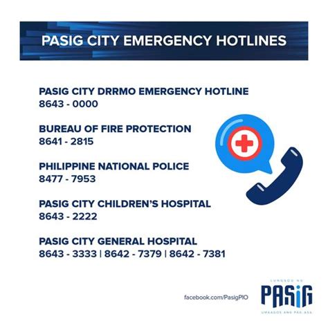 peso pasig contact number.